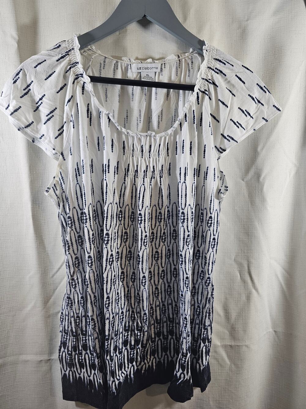 Liz Clairborne Women's Short Sleeve Shirt Size XL
